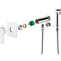 Гигиенический душ со смесителем Remer Qubica Q65W Хром — фото 3, Гигиенические души