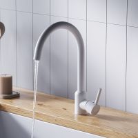 Смеситель для кухни Dorff Logic D3007033 Белый — фото 3, Смесители для кухни