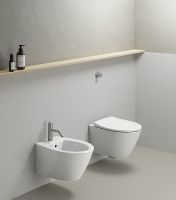 Товар: Унитаз GSI Modo 981609 подвесной Белый матовый без сиденья - фото 4 Унитаз GSI Modo 981609 подвесной Белый матовый без сиденья — фото 4, Унитазы