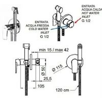 Товар: Гигиенический душ со смесителем Remer Dream D65 Хром - фото 2 Гигиенический душ со смесителем Remer Dream D65 Хром — фото 2, Гигиенические души