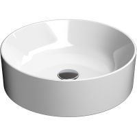 Раковина-чаша GSI Kube X 45 942711 Белая — фото 1, Раковины накладные