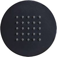 Боковая форсунка Bossini Tondo Flat I00175.073 Черная матовая — фото 1, Душевые форсунки