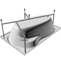 Акриловая ванна Relisan Ariadna 145x95 L Гл000001415 без гидромассажа — фото 3, Акриловые ванны