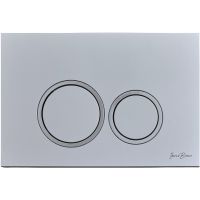 Клавиша смыва Iberica Blanca Esti-O IB.B082.004.000 Хром матовый — фото 1, Кнопки смыва