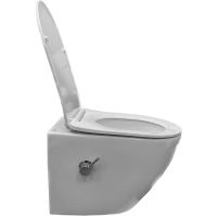 Унитаз биде Laguraty YL038S подвесной с сиденьем Микролифт — фото 9, Подвесные унитазы