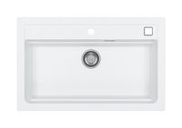 Товар: Мойка для кухни ALVEUS GRANITAL ATROX 40 ARCTIC - G11 790 X 500 1X в комплекте с сифоном 1132823, - фото 2 Мойка для кухни ALVEUS GRANITAL ATROX 40 ARCTIC - G11 790 X 500 1X в комплекте с сифоном 1132823, — фото 2, Кухонные мойки