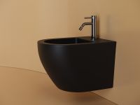 Биде Ceramicanova Uno CN11002MB подвесное Черное матовое — фото 3, Биде