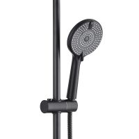 Товар: Душевая система Bond Circle Черная матовая арт-B04-9188 - фото 2 Душевая система Bond Circle Черная матовая арт-B04-9188 — фото 2, Верхние души