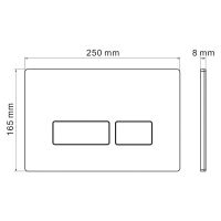 Товар: Клавиша смыва Iberica Blanca Esti-R IB.B021.001.000 Белая глянцевая - фото 2 Клавиша смыва Iberica Blanca Esti-R IB.B021.001.000 Белая глянцевая — фото 2, Кнопки смыва