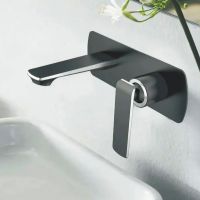 Смеситель для раковины Haiba HB80548-7 Черный Хром — фото 3, Смесители для раковины