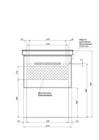 Тумба BIG INN, 65 см, подвесная, 1 ящик + выдвижной внутренний ящик, дуб кантри — фото 2, Тумбы под раковину