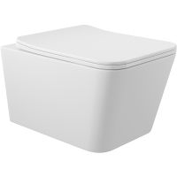 Унитаз Aqueduto Macio MAC0120 подвесной Белый матовый с сиденьем Микролифт — фото 1, Подвесные унитазы