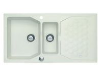 Мойка для кухни SENSUAL 70 GRANITAL+ STEEL-G04M 980X5201+1/2 с сифоном 1104729, — фото 1, Кухонные мойки