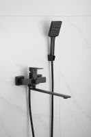 Смеситель для ванны Belz B613-7 B22613-7 универсальный Черный — фото 3, Для душа и ванны