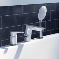 Товар: Смеситель на борт ванны Iddis Cloud CLOSB30i07 Белый, хром - фото 2 Смеситель на борт ванны Iddis Cloud CLOSB30i07 Белый, хром — фото 2, Смесители на борт ванны