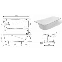 Товар: Ванна из искусственного камня Creto Nova 170x75 23-1113 без гидромассажа - фото 2 Ванна из искусственного камня Creto Nova 170x75 23-1113 без гидромассажа — фото 2, Ванны