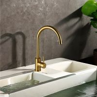 Смеситель для кухни Raiber Graceful Золото матовое арт-RPG-012 — фото 6, Смесители для кухни