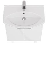 Товар: Тумба DAVID D, 65 см , подвесная/напольная,2 дверцы, белый глянец, под ум. Лагуна 65 - фото 3 Тумба DAVID D, 65 см , подвесная/напольная,2 дверцы, белый глянец, под ум. Лагуна 65 — фото 3, Тумбы под раковину