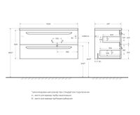 Товар: База под раковину подвесная CEZARES ECO-CER-N-1000-2C-SO-BL-R - фото 2 База под раковину подвесная CEZARES ECO-CER-N-1000-2C-SO-BL-R — фото 2, Тумбы под раковину