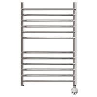 Полотенцесушитель электрический Point Альфа PN05158SPE П11 500x800 с полкой левый/правый, хром — фото 1, Электрические полотенцесушители