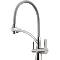 Смеситель для кухни Sancos Eri SC4001BN Никель брашированный Серый — фото 1, Смесители для кухни