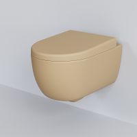 Товар: Унитаз Ambassador Abner 103T20501R подвесной Темно-бежевый матовый без сиденья - фото 12 Унитаз Ambassador Abner 103T20501R подвесной Темно-бежевый матовый без сиденья — фото 12, Подвесные унитазы