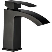 Смеситель для раковины ALMAes Luara TVZ-0902 Черный матовый — фото 1, Смесители для раковины