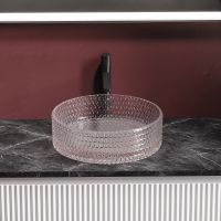 Раковина-чаша Ceramicanova Cristal 36 CN6061 Розовая — фото 6, Раковины накладные