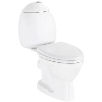 Унитаз компакт Creavit Cocuk CK310-11CB00E-0000 детский Белый без бачка и сиденья — фото 1, Напольные унитазы