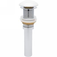 Донный клапан AQUAme AQM7002-0W click-clack Белый — фото 1, Донные клапаны