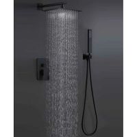 Душевая система ALMAes Leine TVZ-0810 Черная матовая — фото 15, Душевые системы