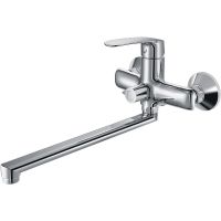 Смеситель для ванны Haiba HB22183 универсальный Хром — фото 1, Смеситель для ванны