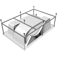 Акриловая ванна Vayer Coral 180x120 Гл000006812 без гидромассажа — фото 5, Акриловые ванны