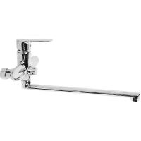 Смеситель для ванны Ростовская Мануфактура Сантехники SL133-006E универсальный Хром — фото 9, Для душа и ванны