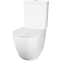 Товар: Унитаз компакт Creto Logan L1 1001-004-WF без бачка и с сиденьем Микролифт - фото 7 Унитаз компакт Creto Logan L1 1001-004-WF без бачка и с сиденьем Микролифт — фото 7, Унитазы