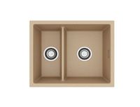 Мойка для кухни ALVEUS OMNI 50 GRANITAL BEIGE-G55 550x450x198 с сифоном 1150202 — фото 1, Кухонные мойки