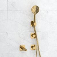 Товар: A7651.303.305.280.197.207 Встраиваемый комплект для ванны с лейкой и изливом - фото 3 A7651.303.305.280.197.207 Встраиваемый комплект для ванны с лейкой и изливом — фото 3, Смесители