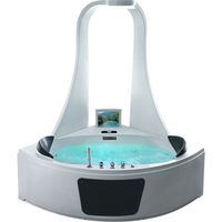 Акриловая ванна Gemy G9069 O 151х151 с гидромассажем — фото 1, Акриловые ванны