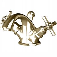 Смеситель для раковины Gattoni TRD TR310/18D0 Золото 24 карат — фото 1, Смесители для раковины