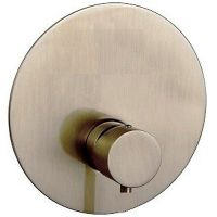 Смеситель для душа Remer Minimal Thermo NT30KBNPO с термостатом Никель матовый брашированный — фото 1, Смеситель для душа