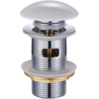 Донный клапан Bond BV0205 click-clack Белый — фото 1, Донные клапаны