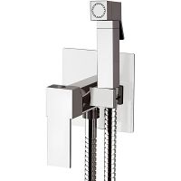 Гигиенический душ со смесителем Remer Qubika Q65 Хром — фото 1, Гигиенические души