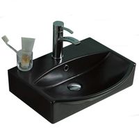 Раковина-чаша CeramaLux 50 78014CMB Черная — фото 1, Мини-раковины