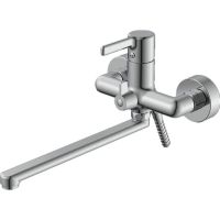 Смеситель для ванны Haiba HB22814 универсальный Хром — фото 1, Для душа и ванны