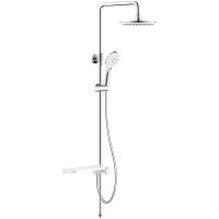 Товар: Душевая система Iddis Ray RAYSW3Fi76 Хром Белая - фото 1 Душевая система Iddis Ray RAYSW3Fi76 Хром Белая — фото 1, Душевые стойки