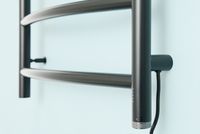 Электрический полотенцесушитель Сунержа Галант 4.0 1200x500 R 31-0831-1250 Черный матовый — фото 4, Электрические полотенцесушители