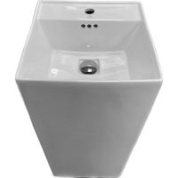 Товар: Раковина Laguraty 41 898B Белая - фото 6 Раковина Laguraty 41 898B Белая — фото 6, Раковины напольные