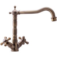 Смеситель для кухни Swedbe Selene 7142 Бронза — фото 1, Смесители для кухни