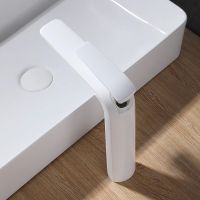 Товар: Смеситель для раковины Rose R39C R3911C Белый матовый - фото 3 Смеситель для раковины Rose R39C R3911C Белый матовый — фото 3, Смесители для раковины