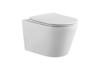 Унитаз подвесной безободковый AQUATEK ВЕГА AQ1905-00 525*360*320 мм, горизонтальный выпуск, тонкое с — фото 1, Подвесные унитазы